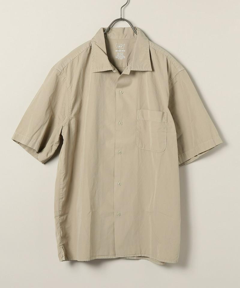 SKU S/S POPLIN SIMPLE CAMP SHIRT