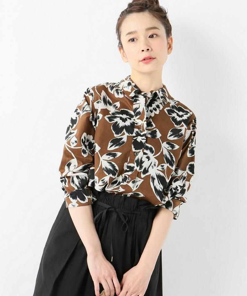 ワイルドリーフプリントシャツ