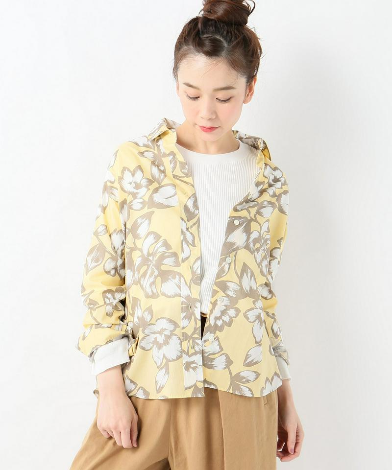 ワイルドリーフプリントシャツ