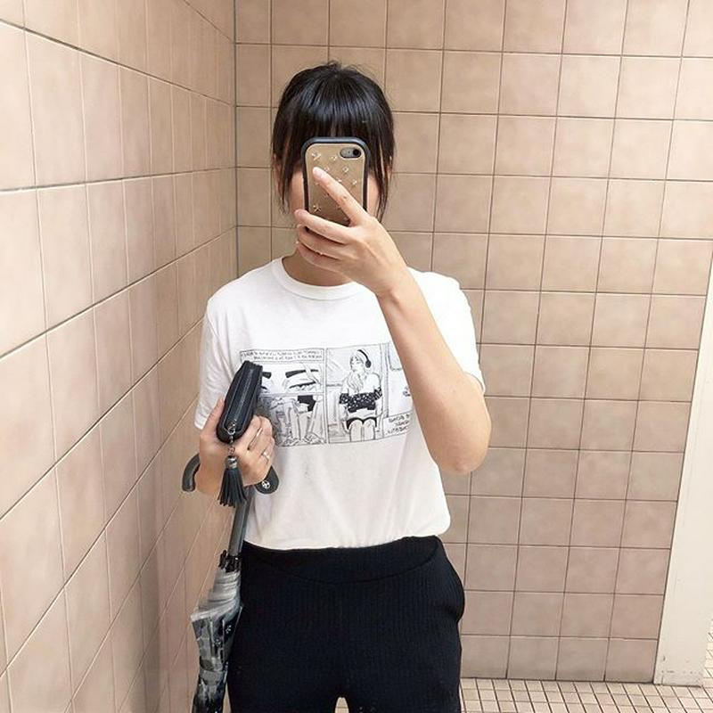 UNIQLO(ユニクロ)の「コットンリブワイドパンツ」をあわせたコーディネートです
