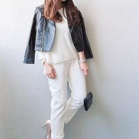 美品 19AW コヒナ COHINA レザーライダースジャケット XS