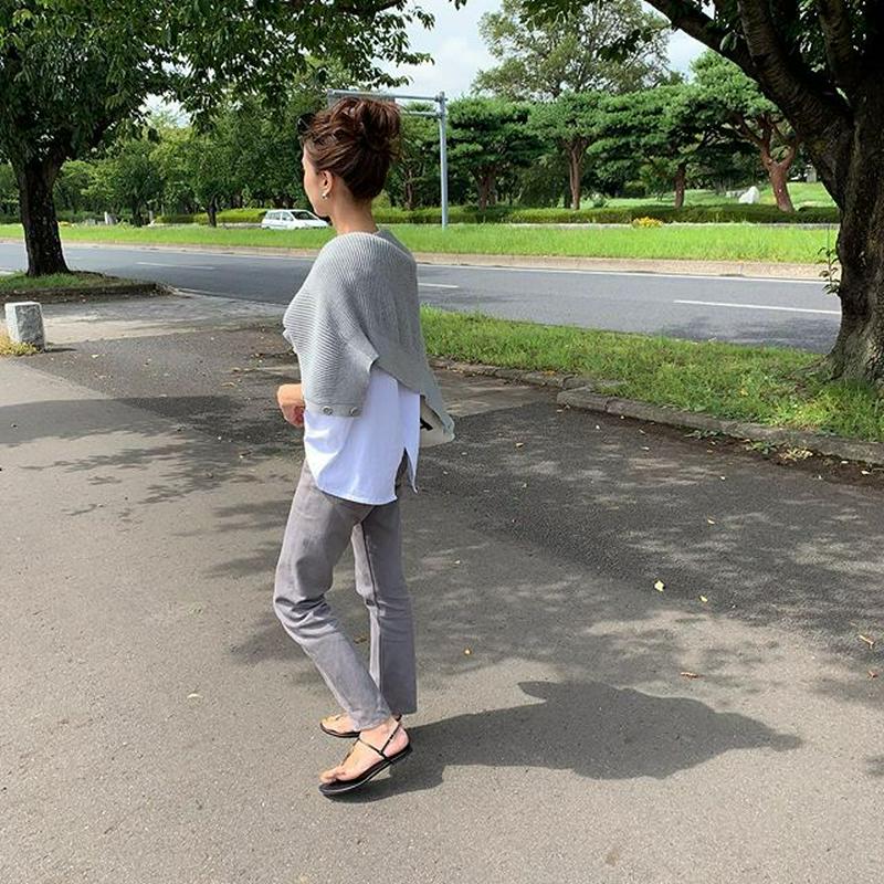 ユニクロ リラックス v ネック カーディガン