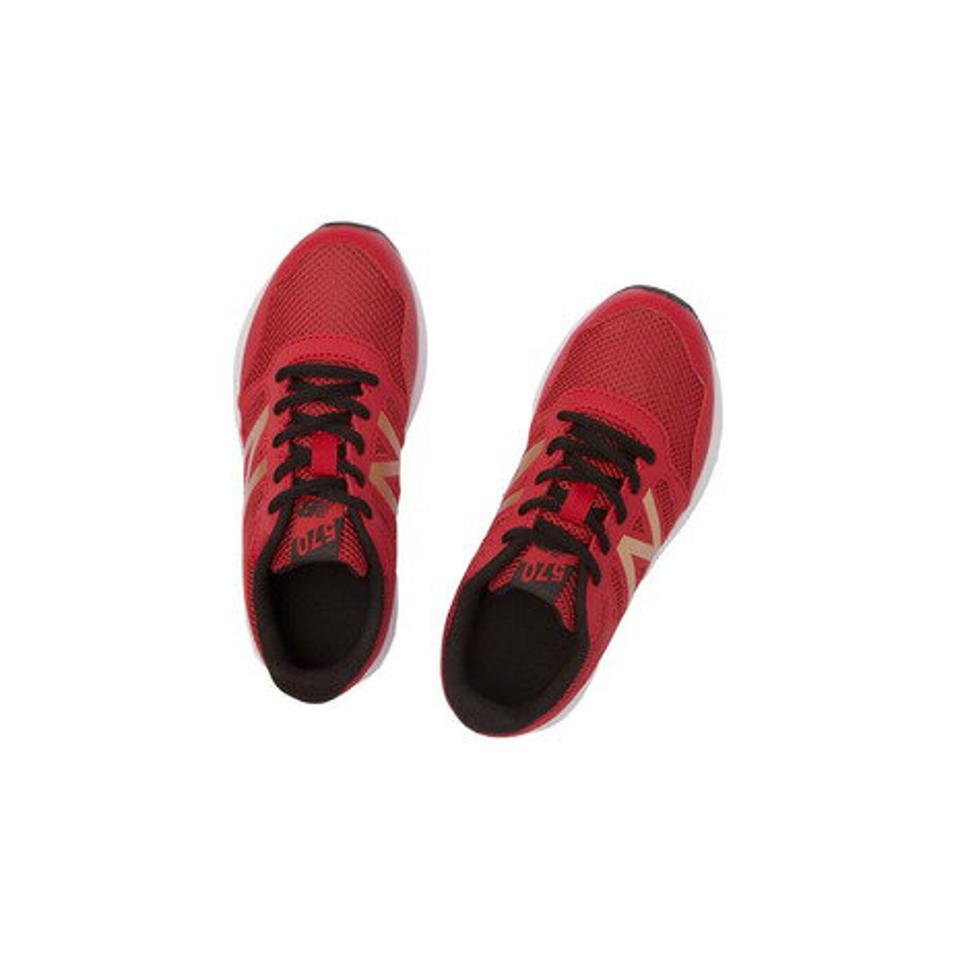 ニューバランス（new balance） ジュニアスポーツシューズ 赤 レッド YK570 RG2 W スニーカー 靴 シューズ キッズ （キッズ）