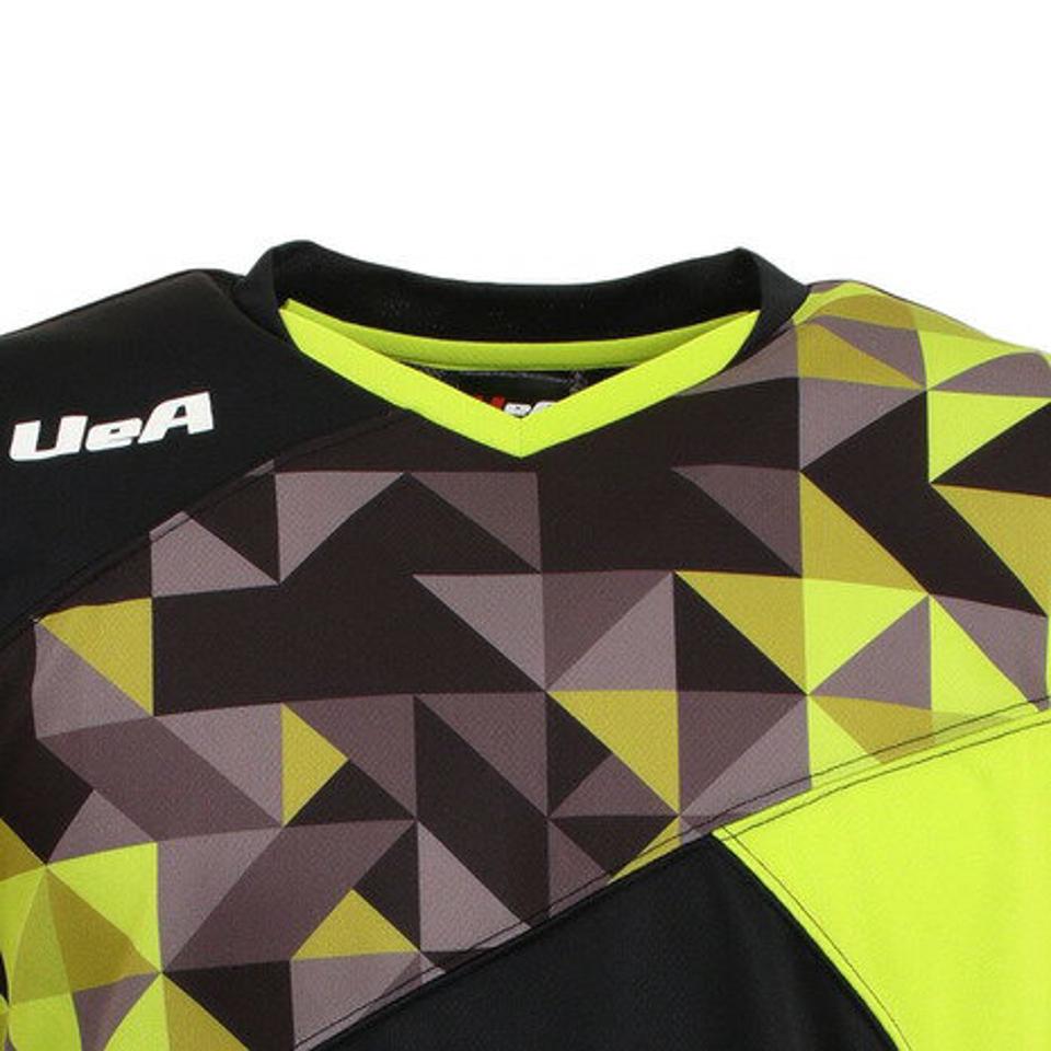 Uea(Uea)(メンズ)日本卓球協会(JTTA)公認 ドライプラス 卓球シャツ UEA306 BLK 卓球ウェア 吸汗速乾