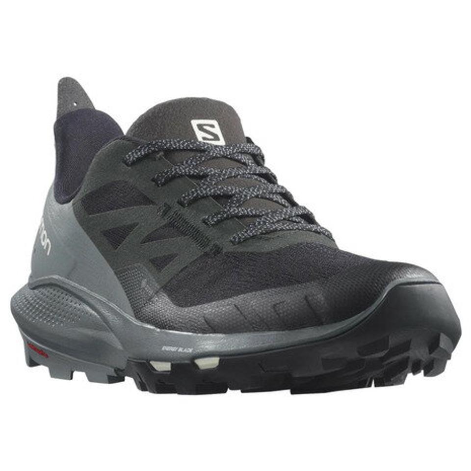 サロモン（SALOMON）（レディース）トレッキングシューズ OUTPULSE GORE-TEX ゴアテックス L41588300 ブラック 防水 ローカット アウトドア 登山