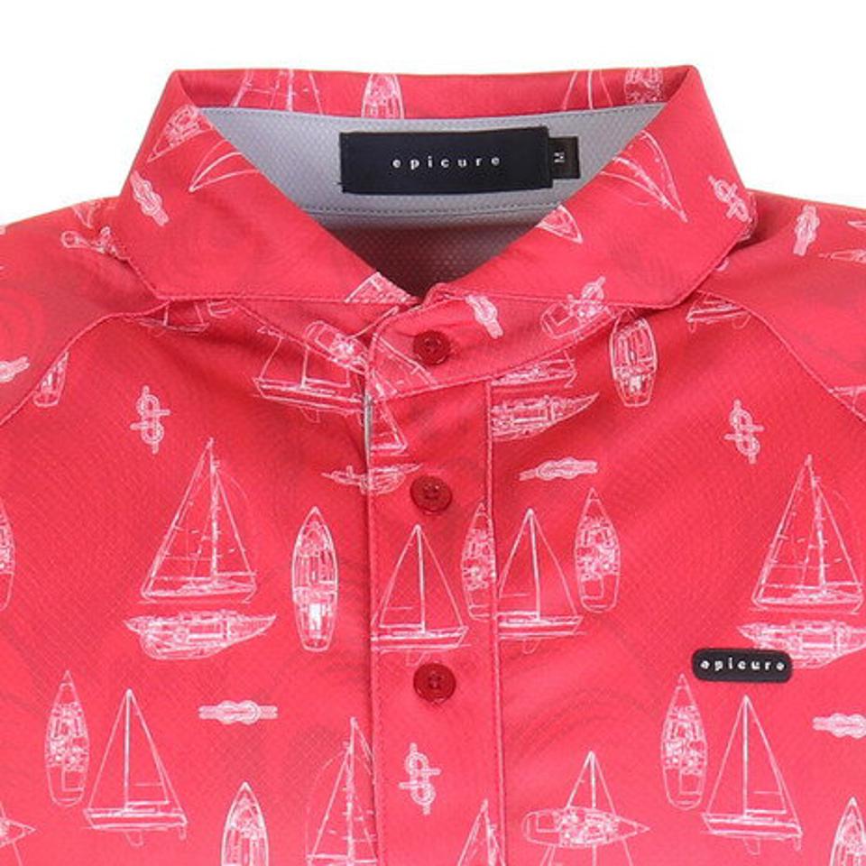 エピキュール(epicure) ゴルフウェア プリントポロシャツ 151-24343-063 (メンズ)