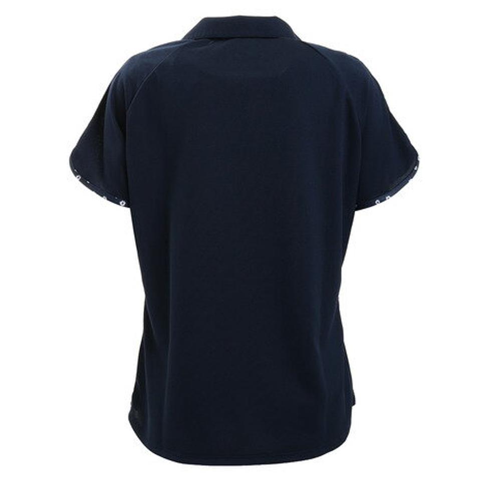 ウィッテム(HUITIEME) テニス プリンテッド 半袖ポロシャツ HU20S03LS733006NVY 【吸汗速乾/UVカット】 (レディース)