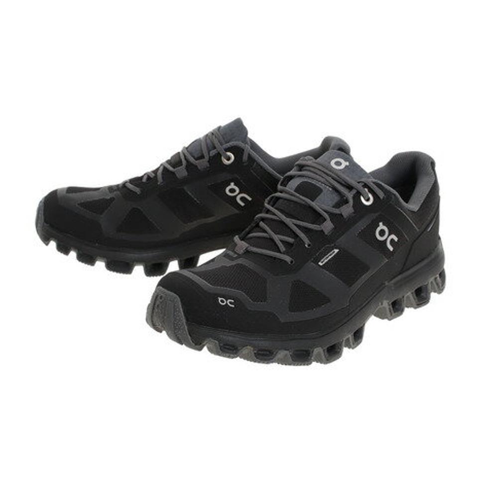 オン（On）（レディース）カジュアルシューズ CLOUDVENTURE WATERPROOF ブラック 2299950W スニーカー 防水 ランニング ハイキング 雨天 雨 軽量