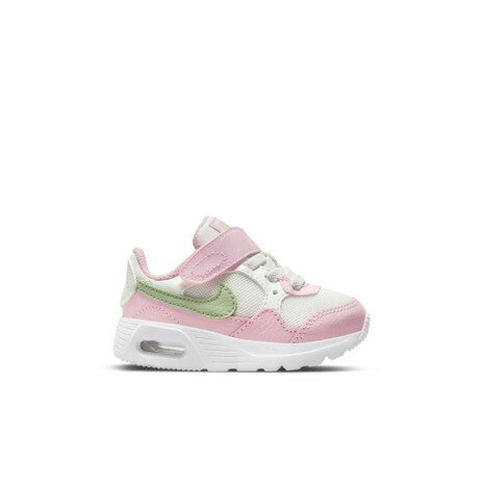 ナイキ（NIKE） エアマックス AIR MAX SC TDV ホワイト ハニーデュー ピンクCZ5361-110 ベビー スニーカー スポーツシューズ 子供靴 マジックテープ （キッズ）