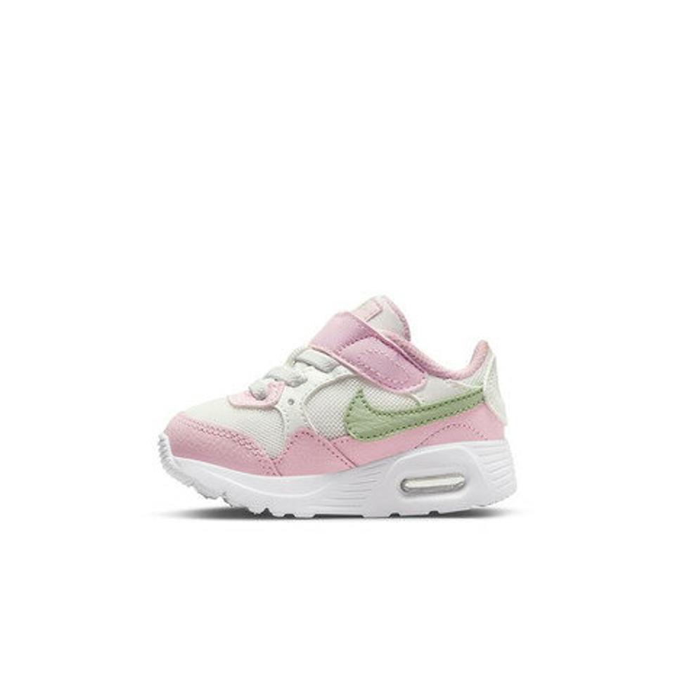 ナイキ（NIKE） エアマックス AIR MAX SC TDV ホワイト ハニーデュー ピンクCZ5361-110 ベビー スニーカー スポーツシューズ 子供靴 マジックテープ （キッズ）