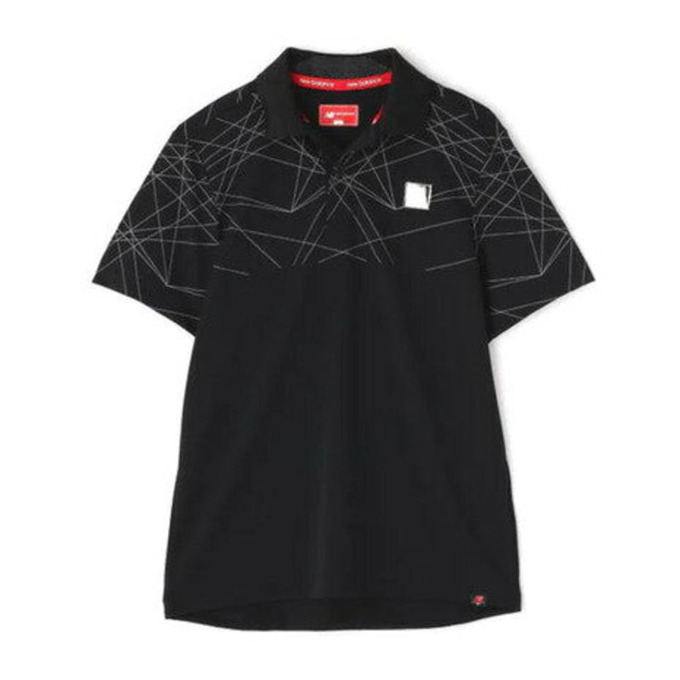 ニューバランス(new balance) ゴルフウェア 部分モーションレーザープリント 半袖ポロシャツ 012-0160002-010 (メンズ)