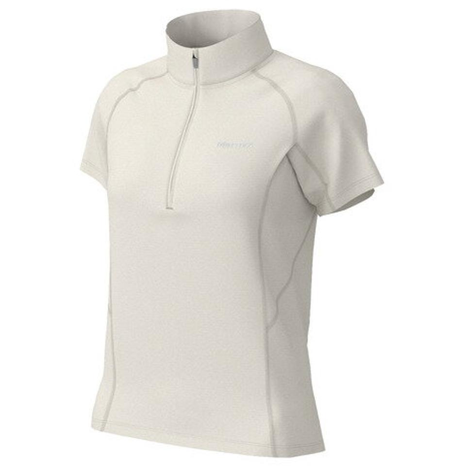 マーモット(Marmot) クライムスピードエアーハーフスリーブジップ ファーストホワイト TOWPJA63 FWH 半袖 トップス アウトドア スポーツ (レディース)