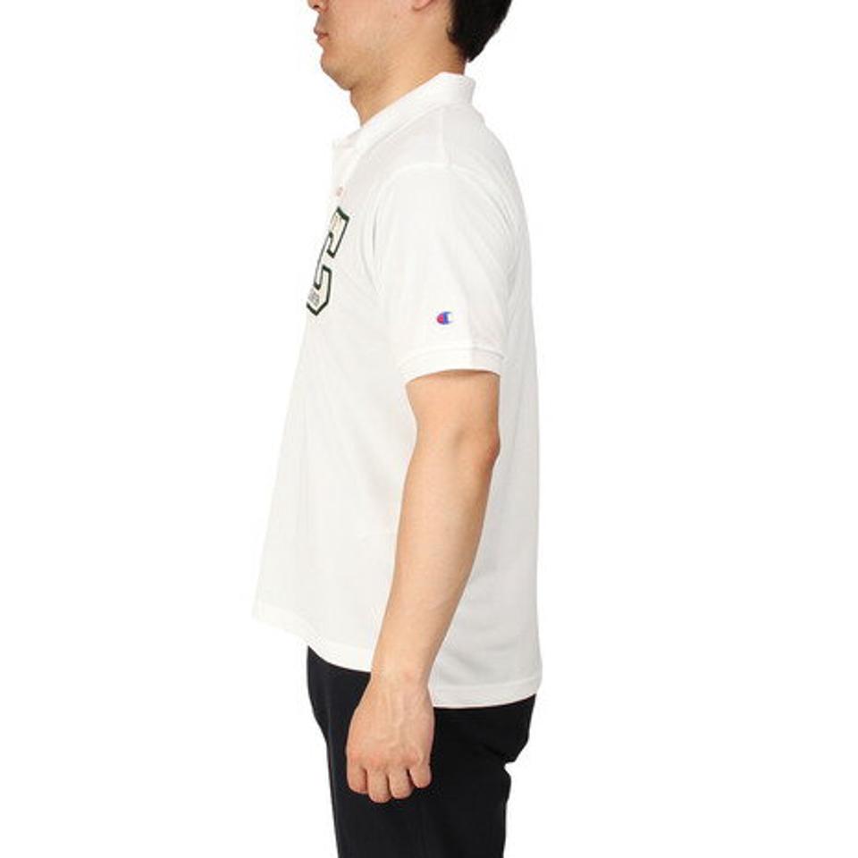 チャンピオン(CHAMPION) ゴルフウェア 春夏 吸汗速乾 UVカット 高通気 半袖ポロシャツ C3-VG306 010 (メンズ)