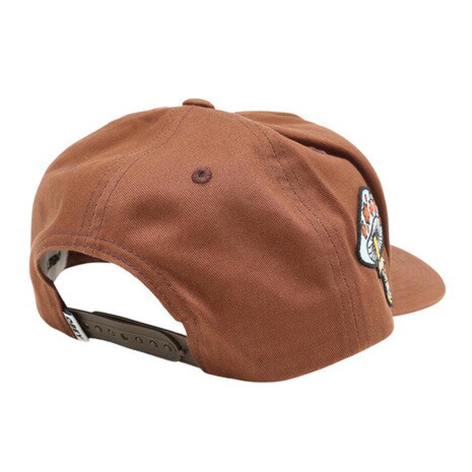 オベイ（OBEY） FRANK 5 PANEL SNAPBACK キャップ 100490091BRN22U （メンズ）