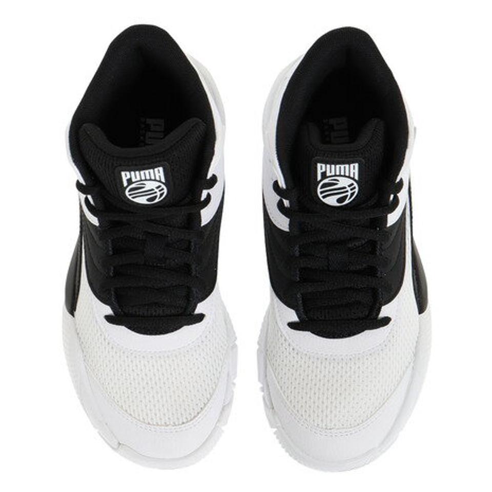 プーマ（PUMA）（キッズ）ジュニアバスケットシューズ バッシュ トリプルミッド 37688407