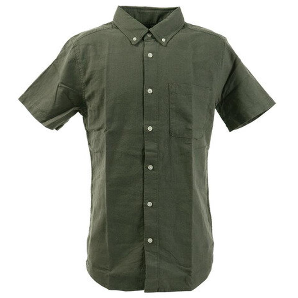 エーシーピージー(ACPG) メンズ シャツ リネンミックス 半袖 871PA0EG3108KHK (メンズ)