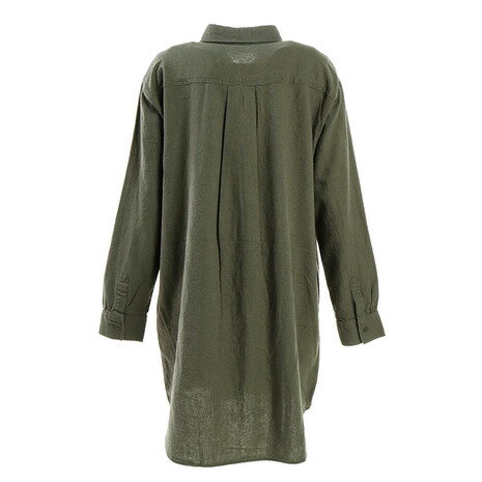 ウィッテム(HUITIEME) クール リネン シャツ チュニック HU20SNS864207 OLV (レディース)