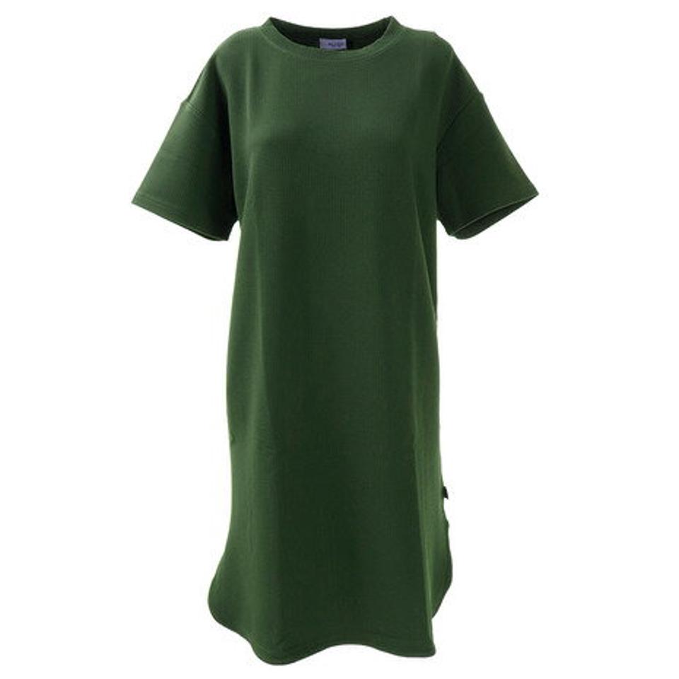 ウィッテム(HUITIEME) UVカット ジャカード 半袖 チュニック HU20EG864408 OLV (レディース)