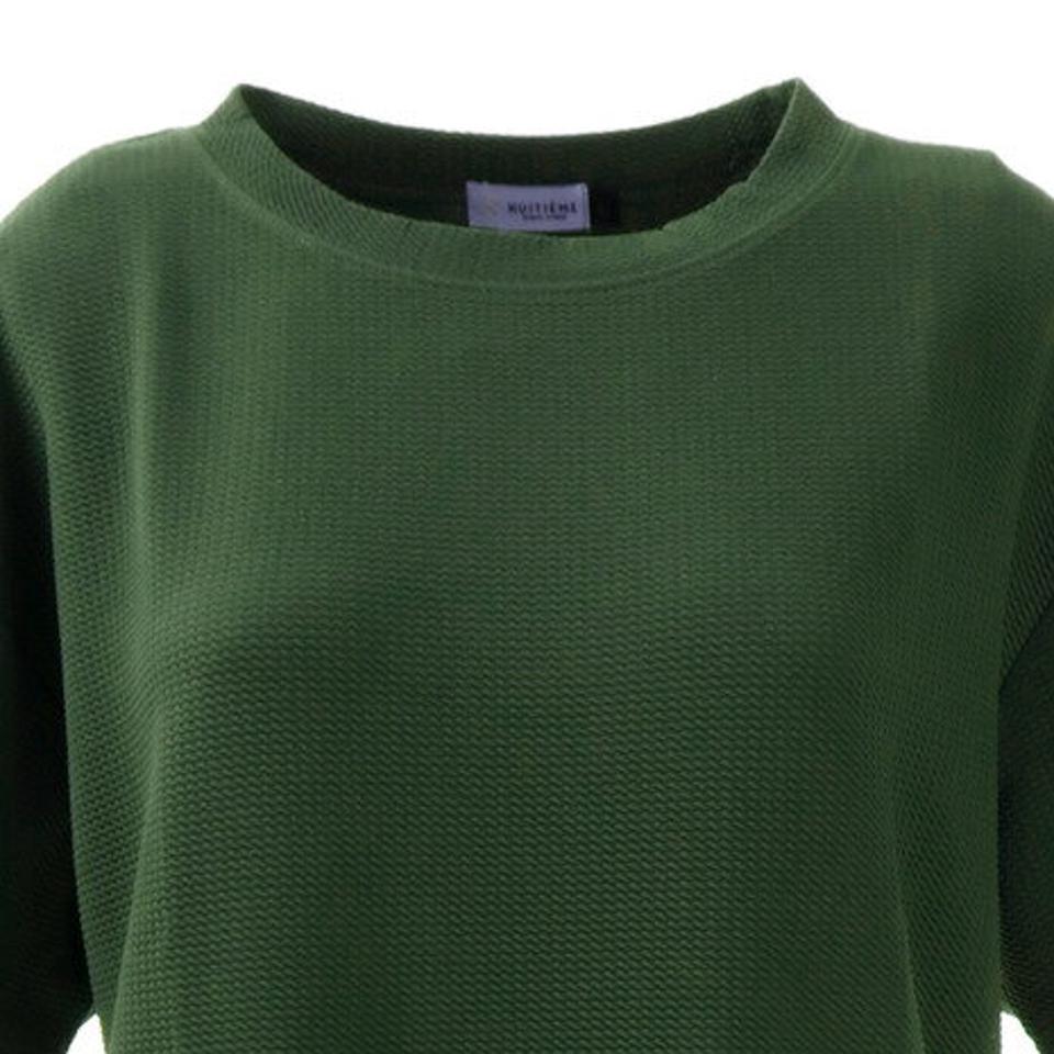 ウィッテム(HUITIEME) UVカット ジャカード 半袖 チュニック HU20EG864408 OLV (レディース)