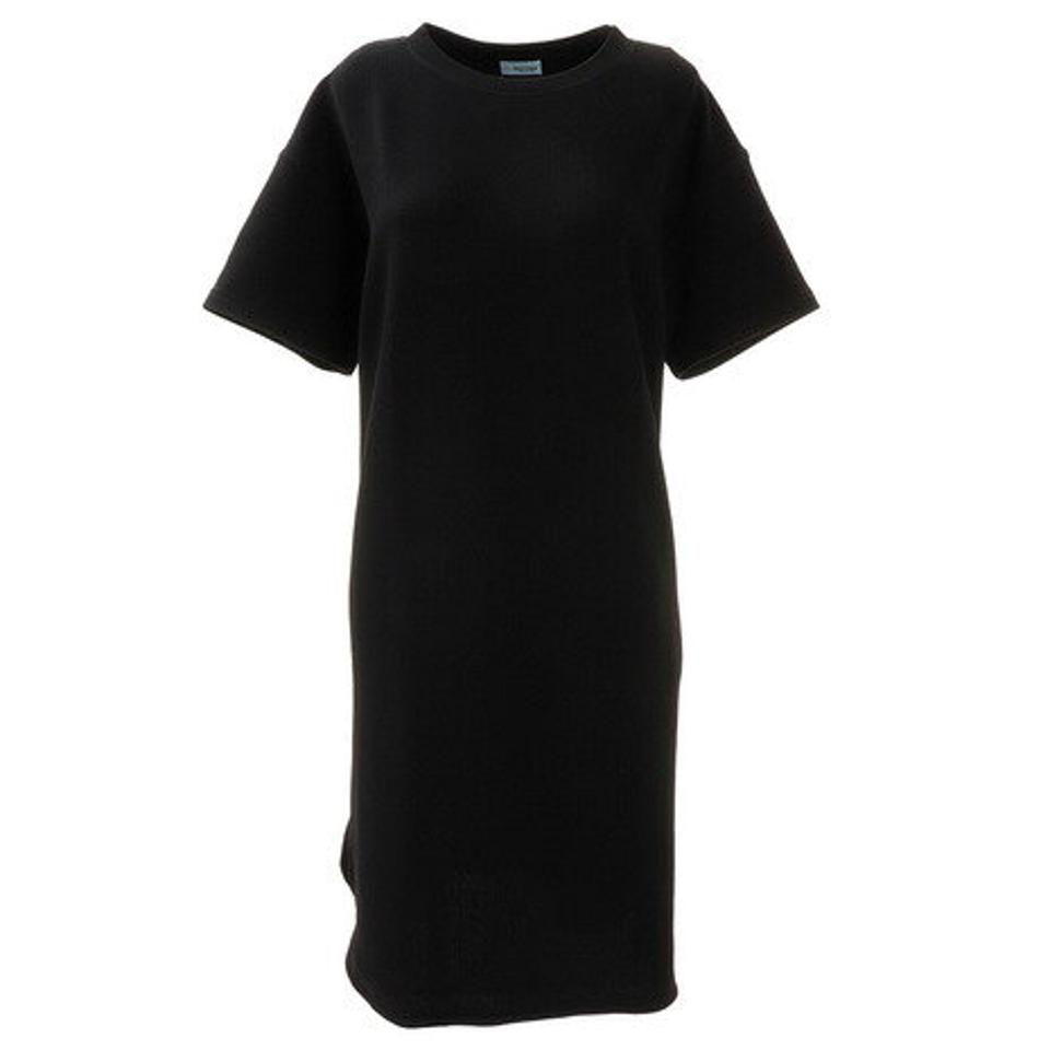 ウィッテム(HUITIEME) UVカット ジャカード 半袖 チュニック HU20EG864408 BLK (レディース)