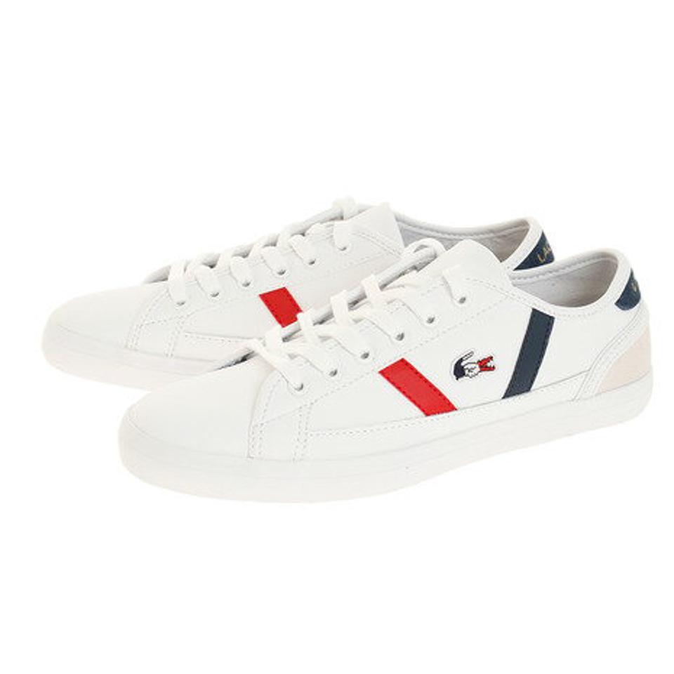 ラコステ（LACOSTE） カジュアルシューズ SIDELINE TRI 1 CFA0048-407 ホワイト 白 通学 学生 （レディース）