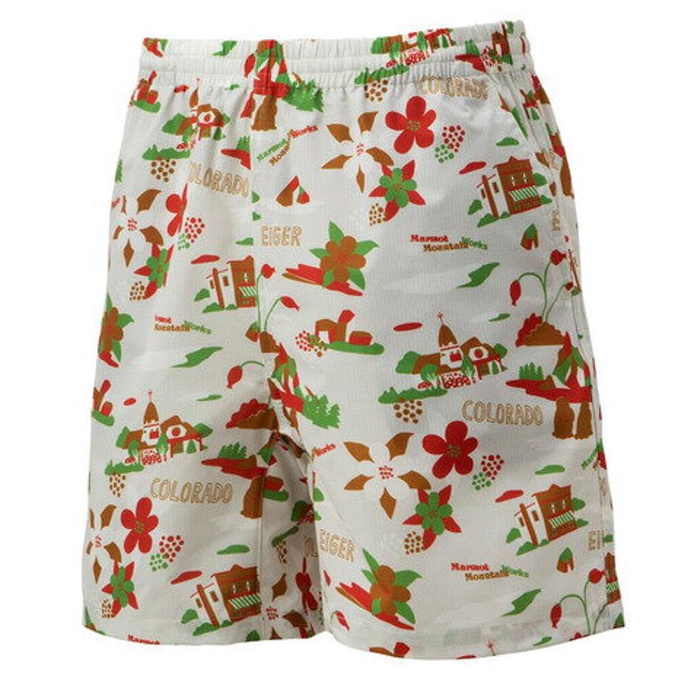 マーモット(Marmot)(メンズ)ショートパンツ ショーツ ハイカーアロハショートパンツ TOMRJD97 IVO アイボリー