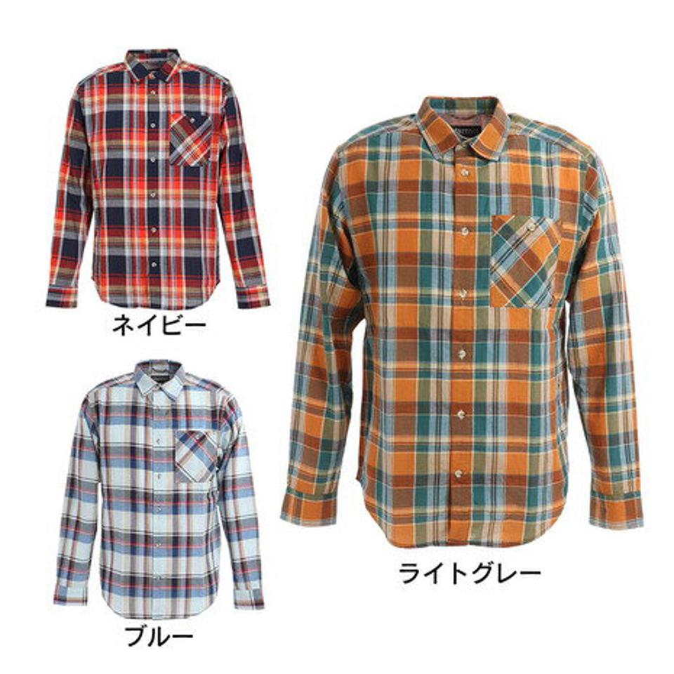 マーモット(Marmot)(メンズ) 長袖シャツ シーエルプラッドロングスリーブシャツ TOMRJB74 チェック柄 トップス カジュアル アウトドア スポーツ 登山