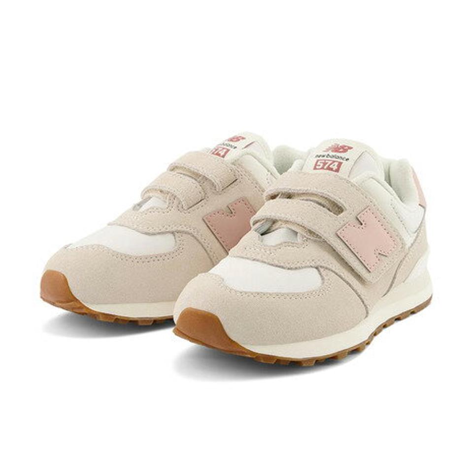 ニューバランス（new balance） 574 白 ホワイト PV574RP1 W スニーカー スポーツシューズ 子供 17.0 17.5 18.0 18.5 190. 19.5 20.0 20.5 21.0 21.5 （キッズ）