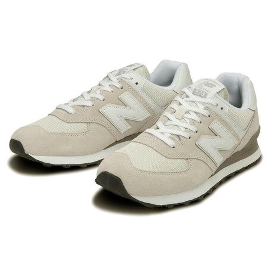 ニューバランス（new balance）（メンズ、レディース）ML574 EVW 白 オフホワイト ML574EVW D スポーツシューズ スニーカー 靴 シューズ メンズ レディース