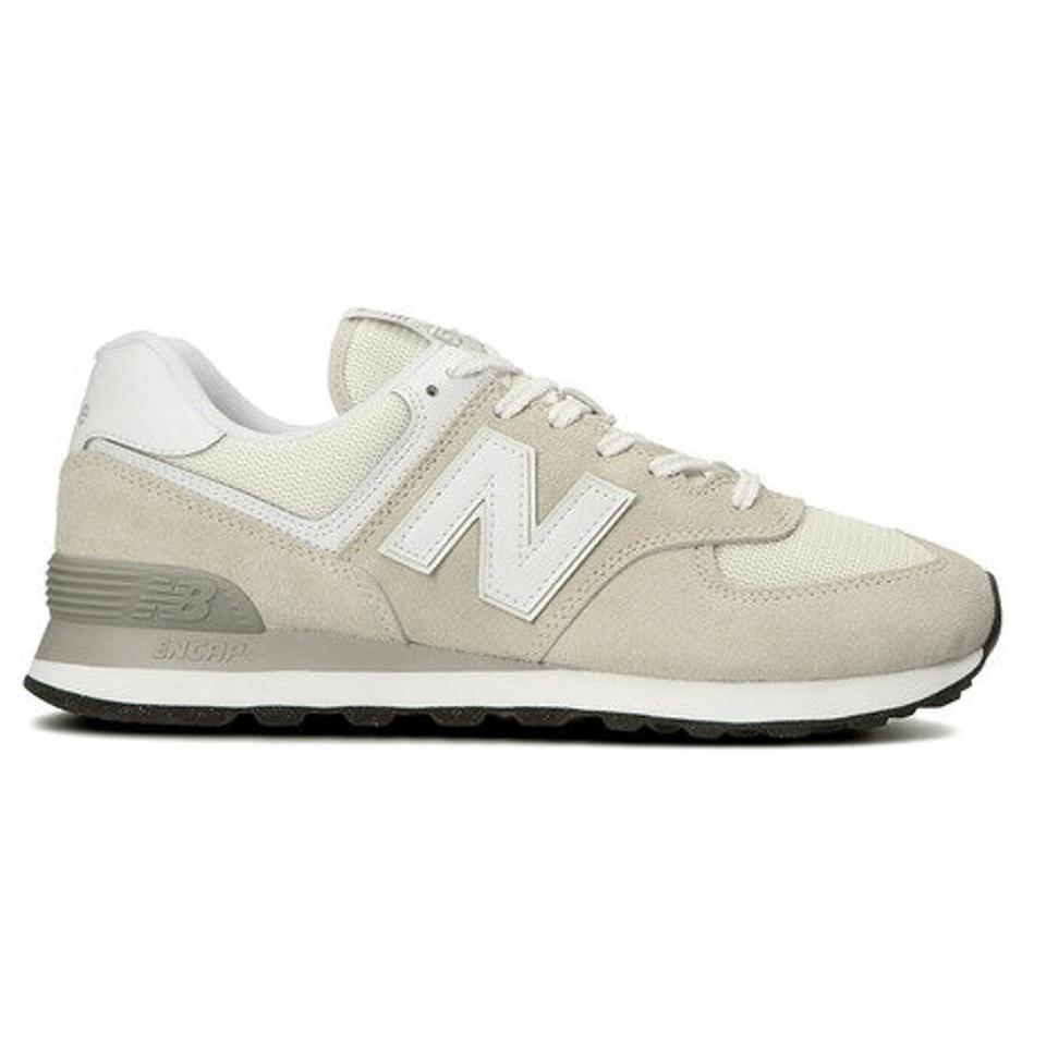 ニューバランス（new balance）（メンズ、レディース）ML574 EVW 白 オフホワイト ML574EVW D スポーツシューズ スニーカー 靴 シューズ メンズ レディース