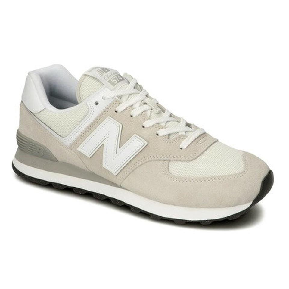 ニューバランス（new balance）（メンズ、レディース）ML574 EVW 白 オフホワイト ML574EVW D スポーツシューズ スニーカー 靴 シューズ メンズ レディース