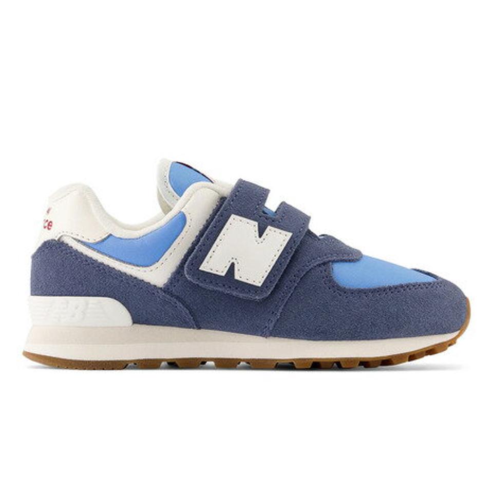 ニューバランス（new balance）（キッズ）ジュニア スニーカー PV574 W 子供 ベルト付き マジックテープ 通学 運動靴 カジュアル