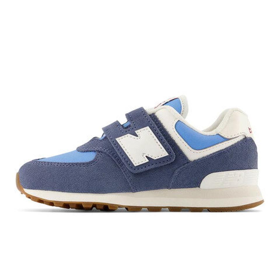 ニューバランス（new balance）（キッズ）ジュニア スニーカー PV574 W 子供 ベルト付き マジックテープ 通学 運動靴 カジュアル