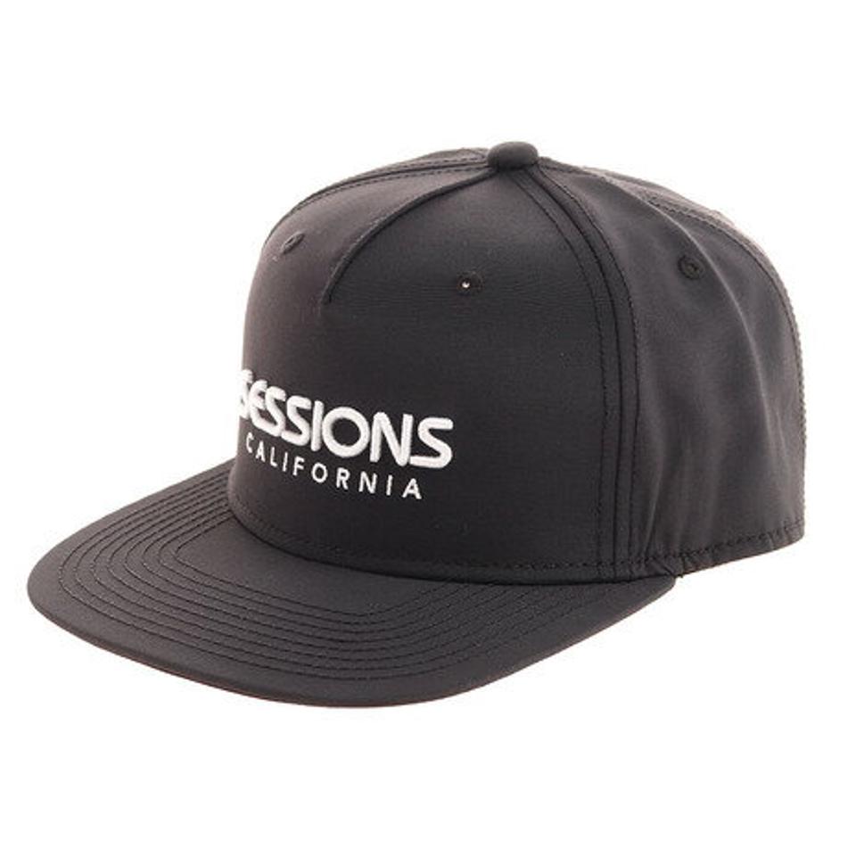 セッションズ（SESSIONS）（メンズ）帽子 メンズ SIMPLE LOGO キャップ 208127 BLK 日よけ
