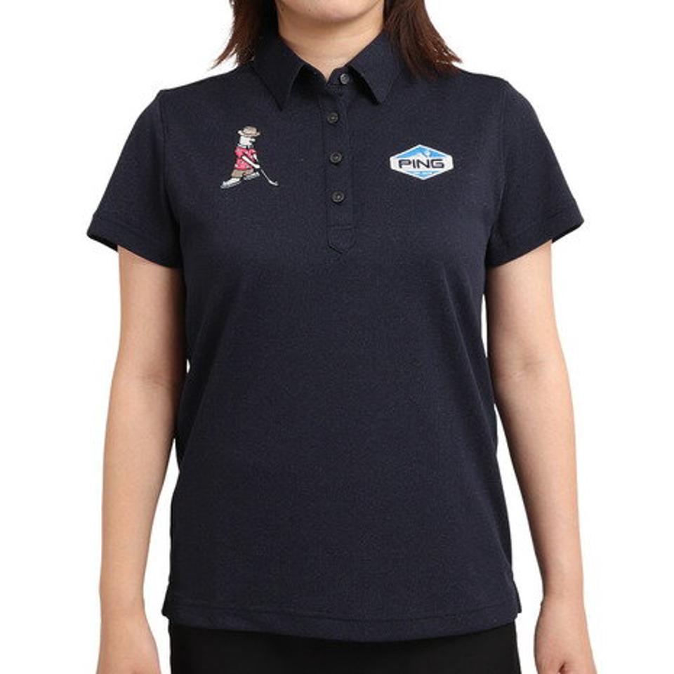 ピン(PING) ゴルフウェア ポリエステルカチオンカノコポロシャツ 622-2160302 (レディース)