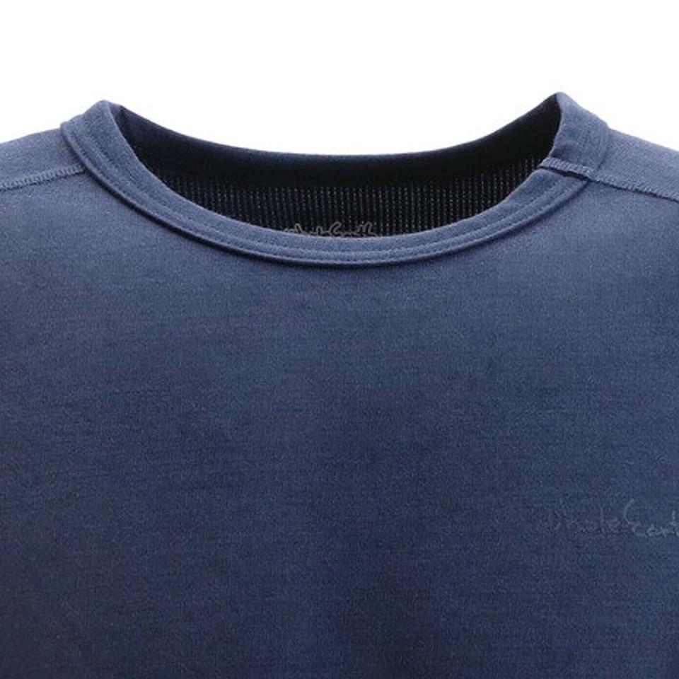 ホールアース(Whole Earth) TEMPERTURE クルーネックシャツ WE28JB10ネイビー (メンズ)