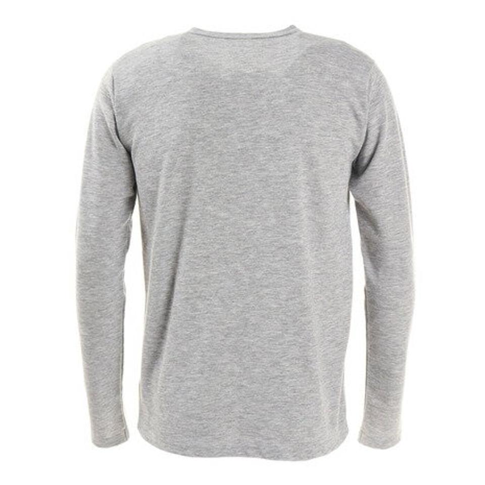 ホールアース(Whole Earth) TEMPERTURE クルーネックシャツ WE28JB10グレー (メンズ)