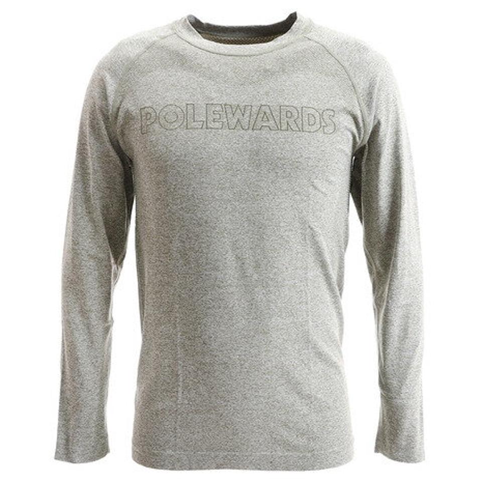 POLEWARDS シームレス クルーネックシャツ PW27JB30OLV (メンズ)