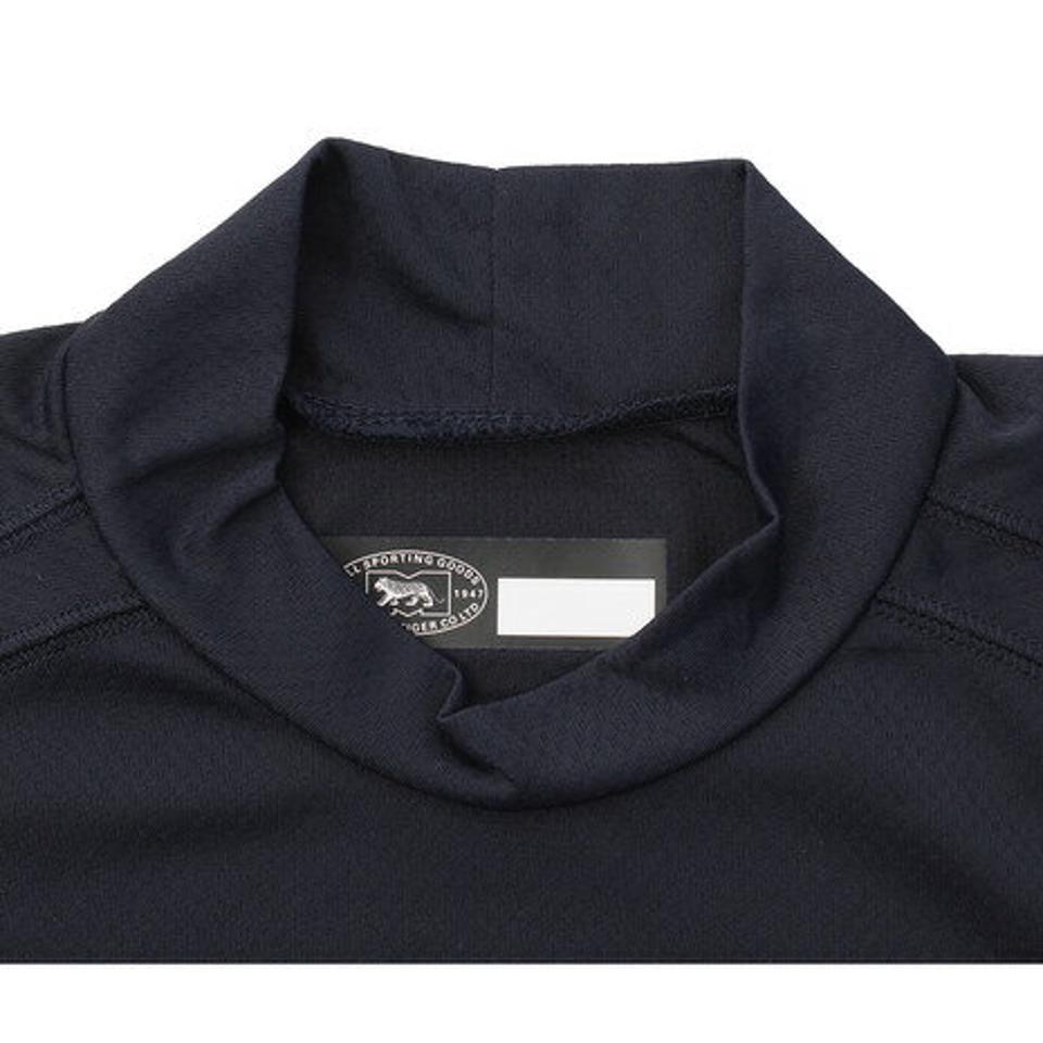 美津和タイガー(mitsuwa-tiger) 野球 アンダーシャツ ジュニア RT ジュニア長袖ハイネック インナー シャツ UWRJDYS-001 ネイビー (キッズ)