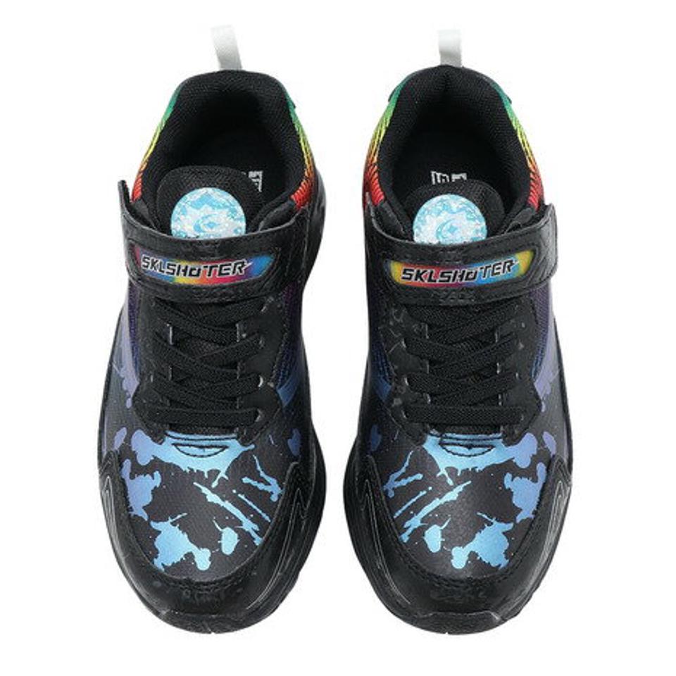 ムーンスター（MoonStar） スキルシューター SK 0009 ブラック 12296106 22FW ジュニアスポーツシューズ ベルクロ ベルト付き スニーカー 運動 子供 （キッズ）