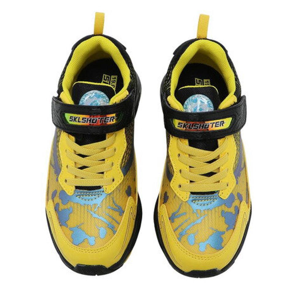 ムーンスター（MoonStar）（キッズ） ジュニア ランニングシューズ 黒 黄色 スキルシューター SK 0009 ブラック イエローブラック 12296103 22FW スニーカー