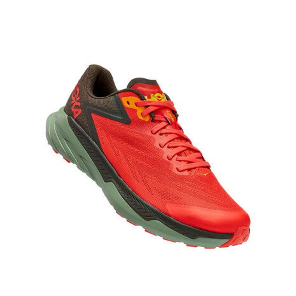 【2/25 24h限定 エントリー＆対象4店舗買い回りで最大P10倍！】ホカ（HOKA）（メンズ）ランニングシューズ ジナール ZINAL オレンジ 1119399-FBOL スニーカー トレイルラン オフロード 軽量 通学 通勤