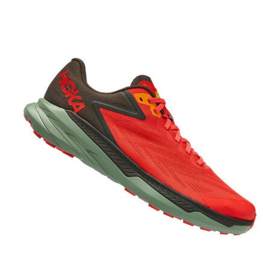 【2/25 24h限定 エントリー＆対象4店舗買い回りで最大P10倍！】ホカ（HOKA）（メンズ）ランニングシューズ ジナール ZINAL オレンジ 1119399-FBOL スニーカー トレイルラン オフロード 軽量 通学 通勤