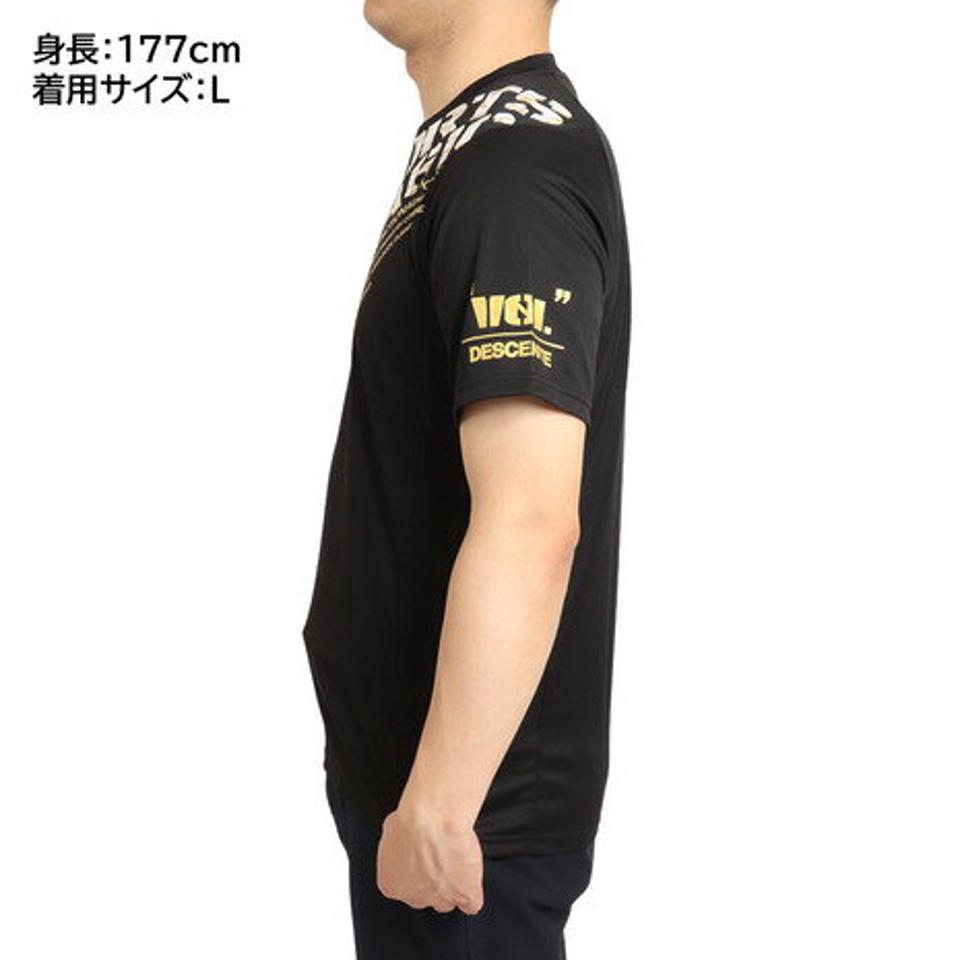 デサント(DESCENTE)(メンズ)バレーボールウェア 半袖プラクティスシャツ DVUUJA51 BK