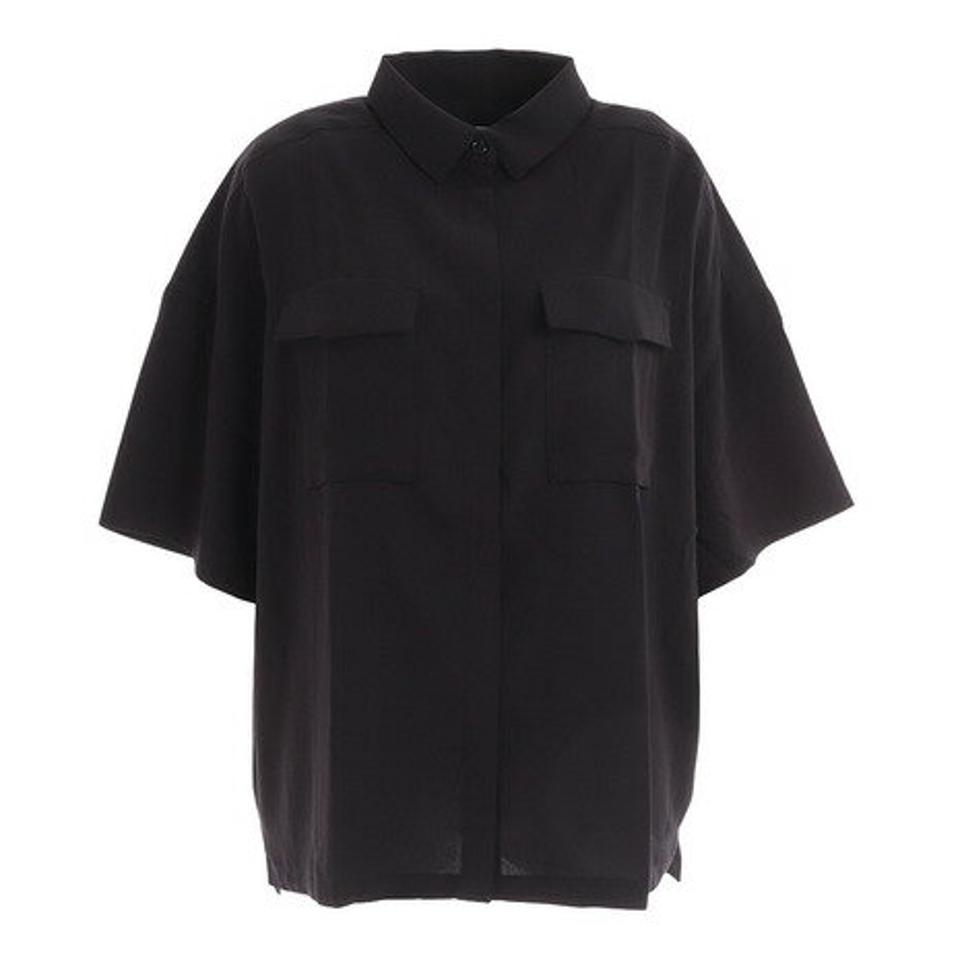 【10/26 10:00〜10/28 23:59迄 エントリー&対象3店舗買い回りで最大P10倍!】エルケクス(ELKEX) ECOVERO シャツ EKL2SP4145 BLK (レディース)