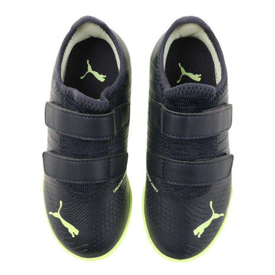【2/5 24h限定 エントリー＆対象4店舗買い回りで最大P10倍！】プーマ（PUMA）（キッズ）ジュニアサッカートレーニングシューズ フューチャー Z 4.4 TT V 10701901 マジックテープ