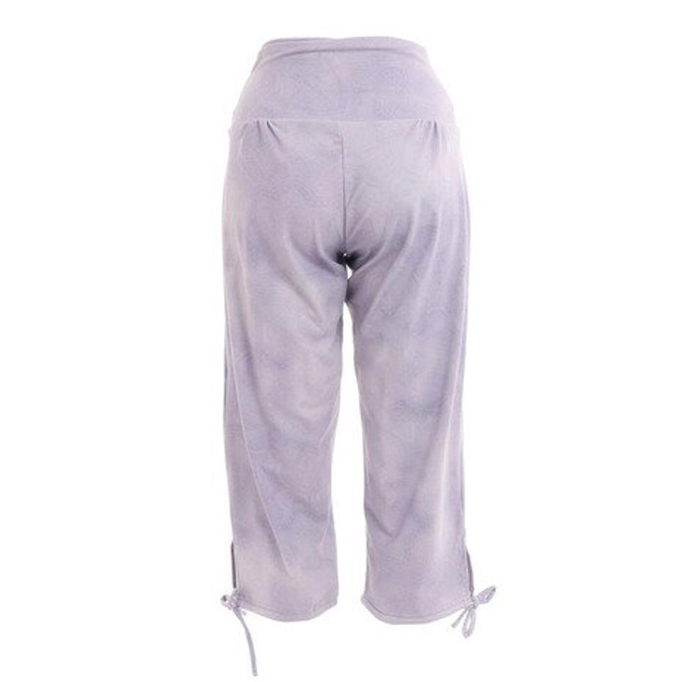 リアルストーン(RealStone)(レディース)ヨガウェア フィットネスウェア エスニック柄 スタジオクロップドパンツ RS-L567S-LV