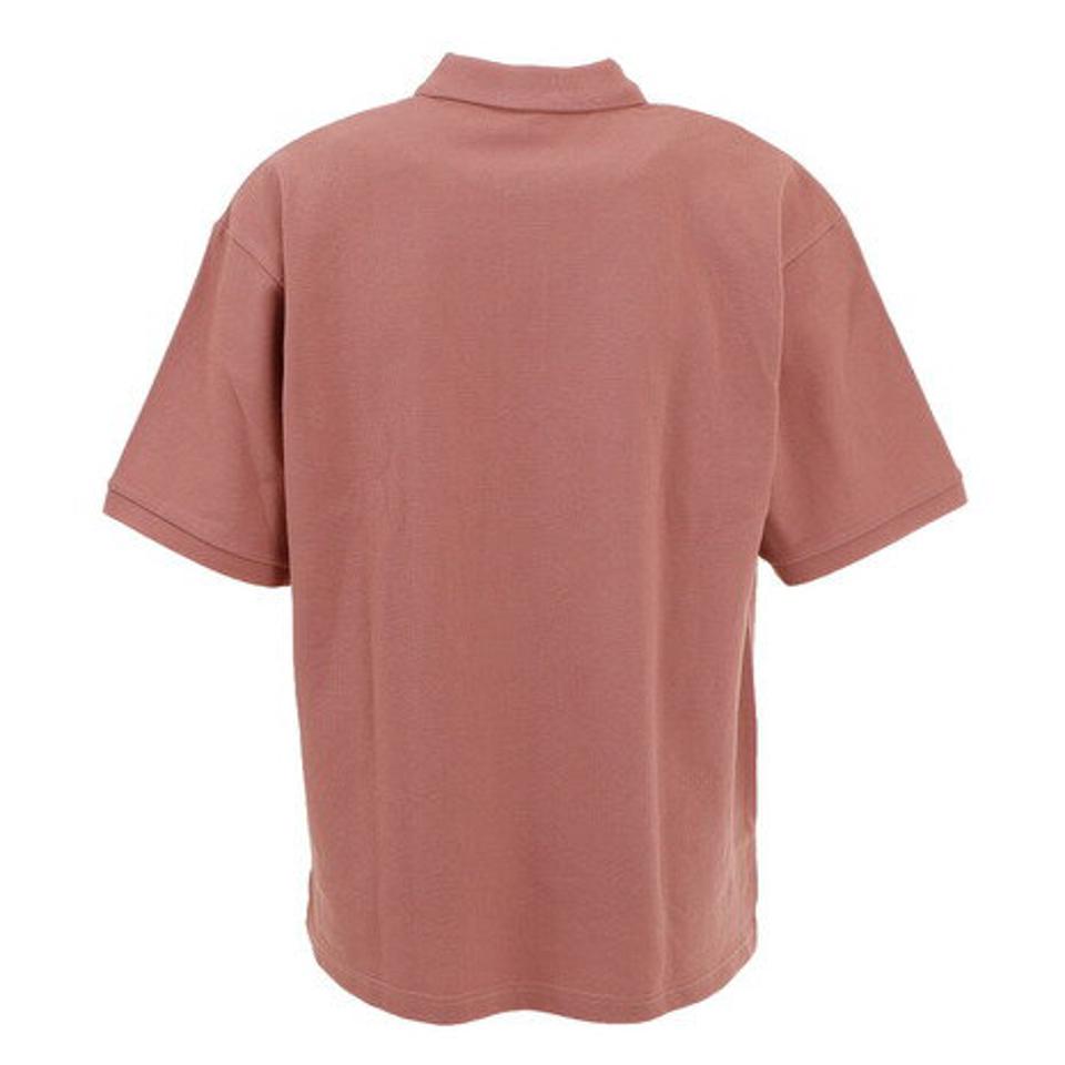 コンバース(CONVERSE) ワンポイント胸ポケット ポロシャツ CA221481-6100 (メンズ、レディース)