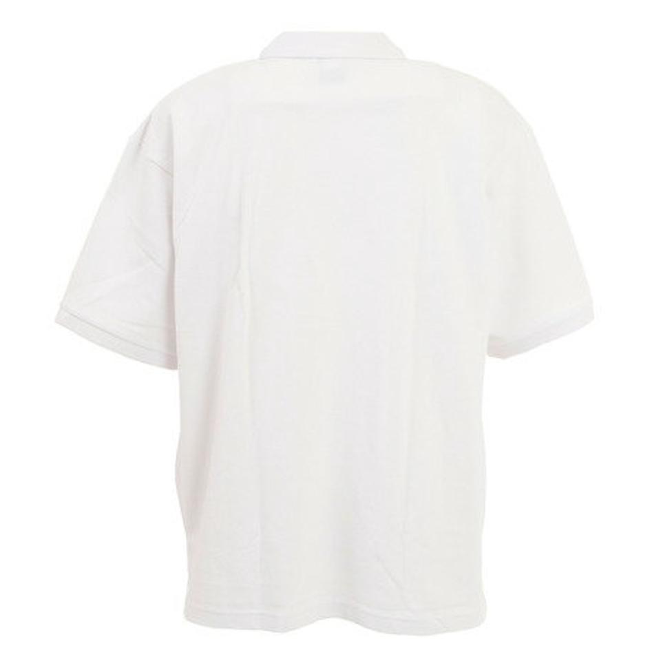 コンバース(CONVERSE) ワンポイント胸ポケット ポロシャツ CA221481-1100 (メンズ、レディース)