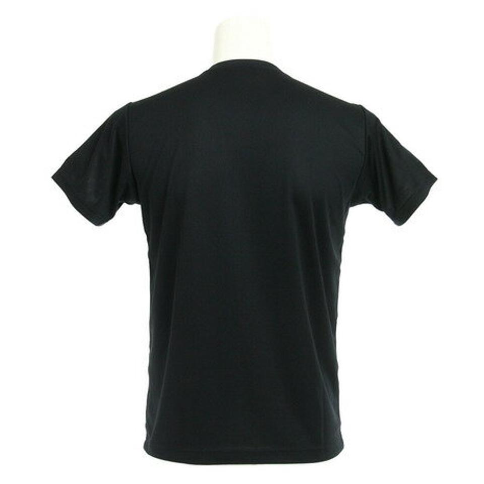 ミズノ(MIZUNO)(メンズ、キッズ)半袖プラクティスシャツ BLK PNK V2MA640297